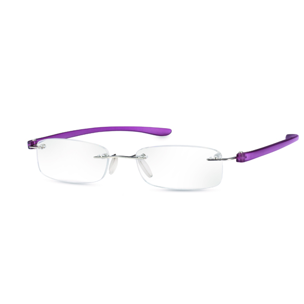Eschenbach +4.00D Ready Reading Glasses - Purple Frame Small - Click Image to Close